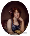 Porträt einer jungen Frau  sagte der Künstler sein Tochter Figur Jean Baptiste Greuze